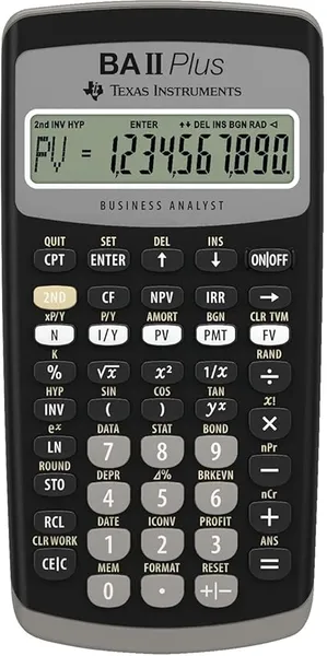 Texas Instruments BAII Plus Financial Calculator