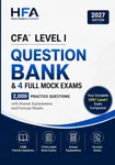 CFA Level I 2027: Question Bank & 4 Full Mock Exams | 1,890+ Practice Questions, Detailed Solutions & Formula Sheets (CFA Books 2027)